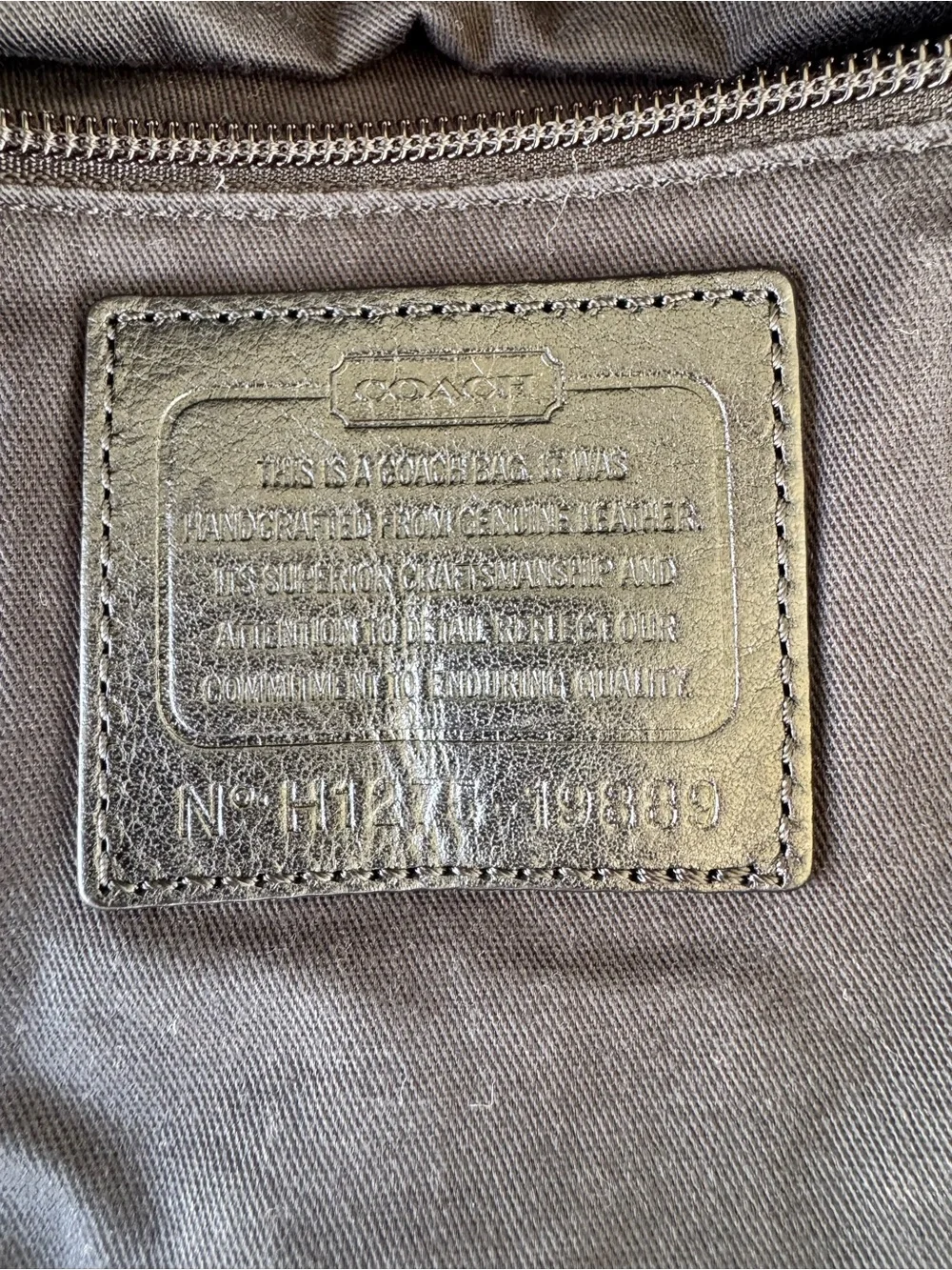 Coach legacy leather